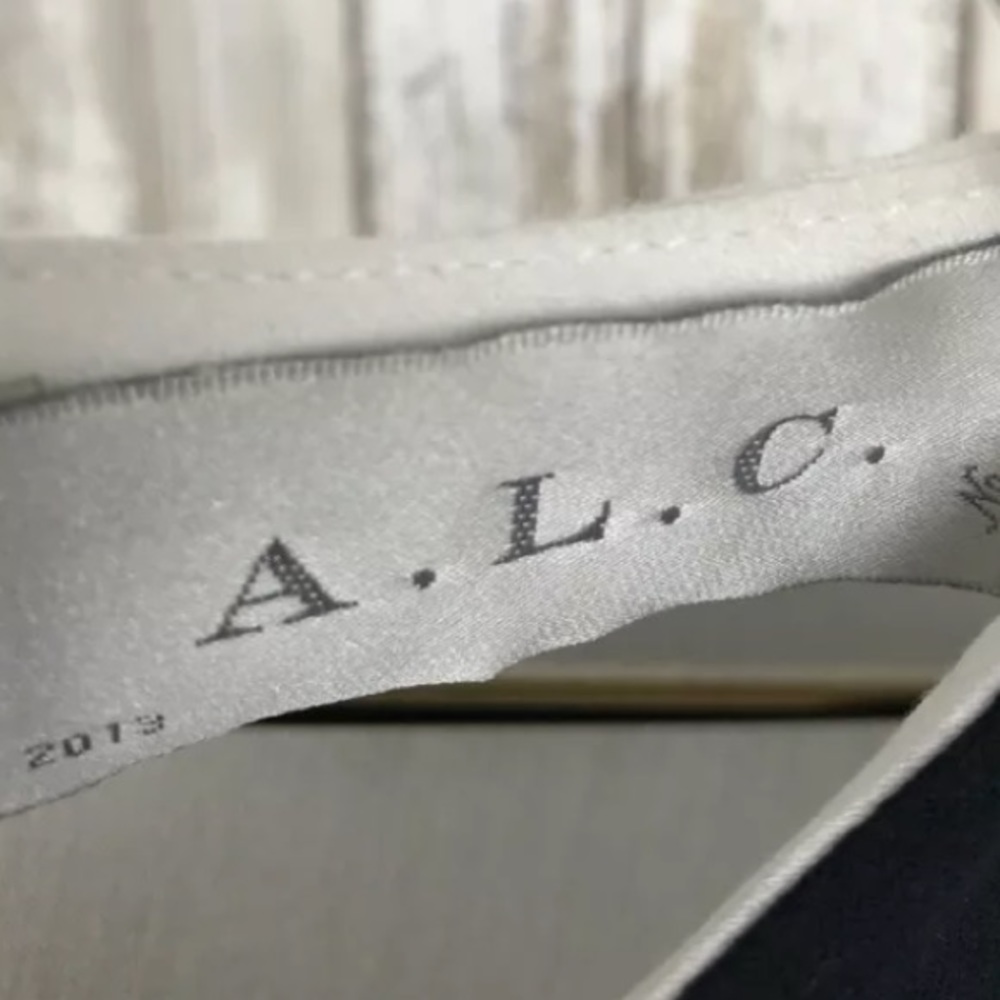 A.L.C. Colorblock Open Side Slit 3/4 Sleeve Blouse - image 7